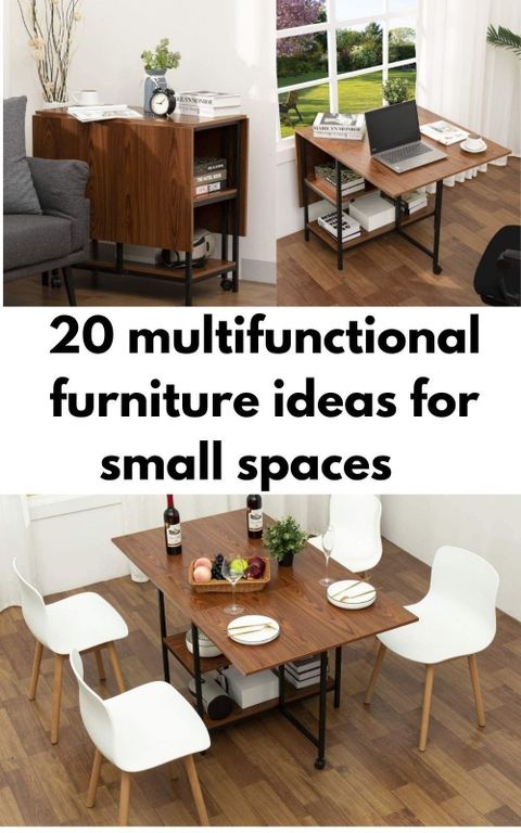 20 Multifunctional Furniture Ideas For Small Spaces – Artofit for Small Spaces Multifunctional Furniture