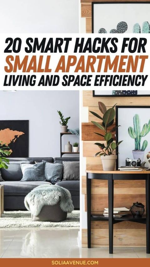 20 Small Apartment Hacks To Maximize Small Space - 2025 with regard to Creative solutions for maximizing small rental living spaces