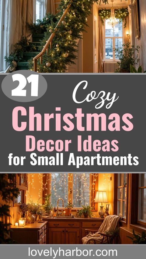 21 Cozy Christmas Decor Ideas For Small Apartments In 2024 | Christmas ... intended for The Small Apartment Holiday Tour Mistake That Cost Me $1,200 (And How to Avoid It)