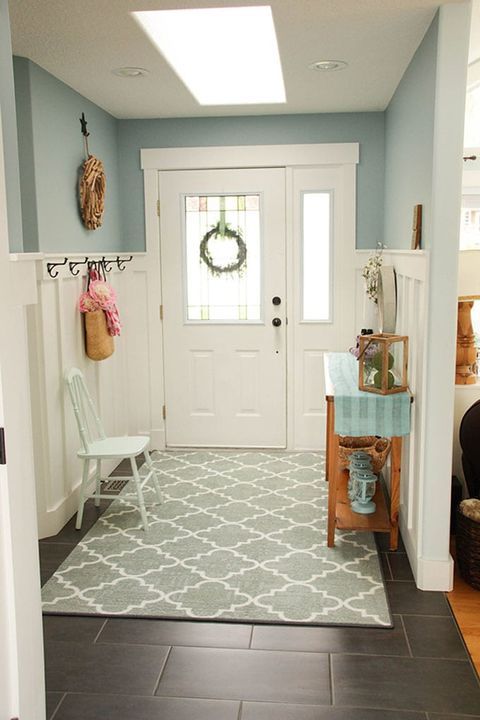 21 Gorgeous (& Achievable!) Before After Diy Entryway Ideas - A Piece ... for DIY Patterned Entryway Secrets I Wish Someone Had Told Me