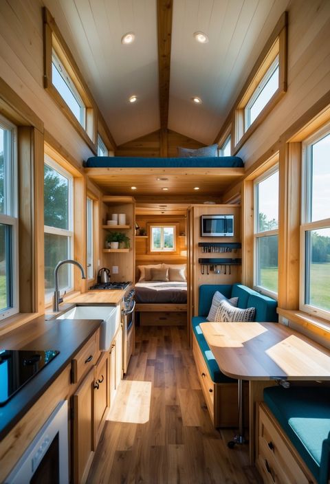 21 Tiny House Interior Design Ideas To Maximize Space And Style within Custom Tiny House Interior Design Tour