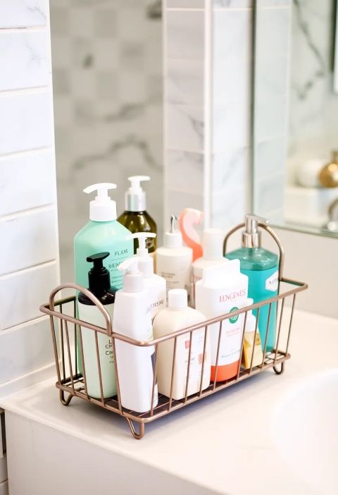 25-Bathroom-Storage-Solutions-Thatll-Transform-Your-Tiny-Space-Into-A ... regarding Bathroom Small Space Rustproof Caddy
