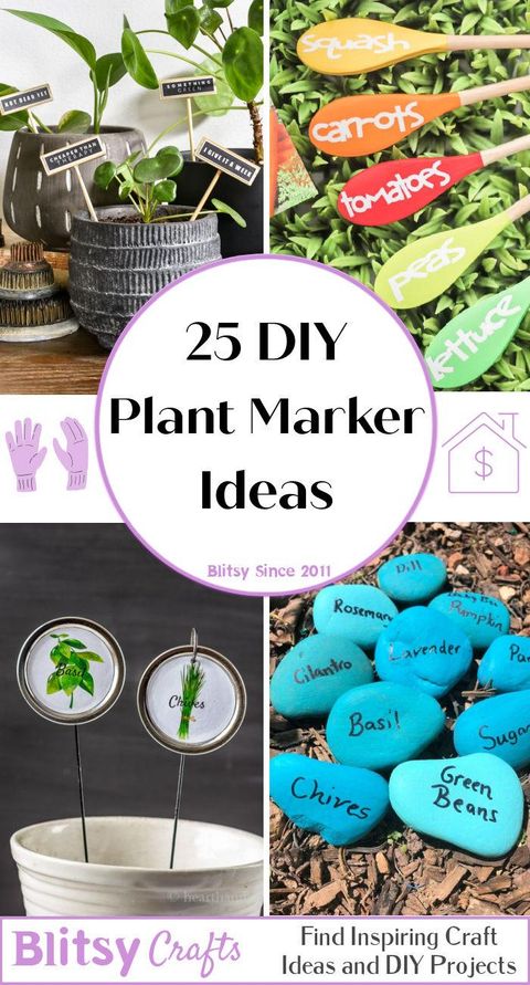 25 Cool Diy Plant Labels & Markers - Blitsy throughout Diy Houseplant Markers
