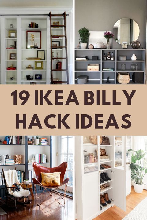 25 Ikea Billy Hacks That Are Bold And Beautiful (Updated 2024) | Ikea ... inside The Studio Apartment Hack That Doubled My Storage (Without Breaking the Bank)