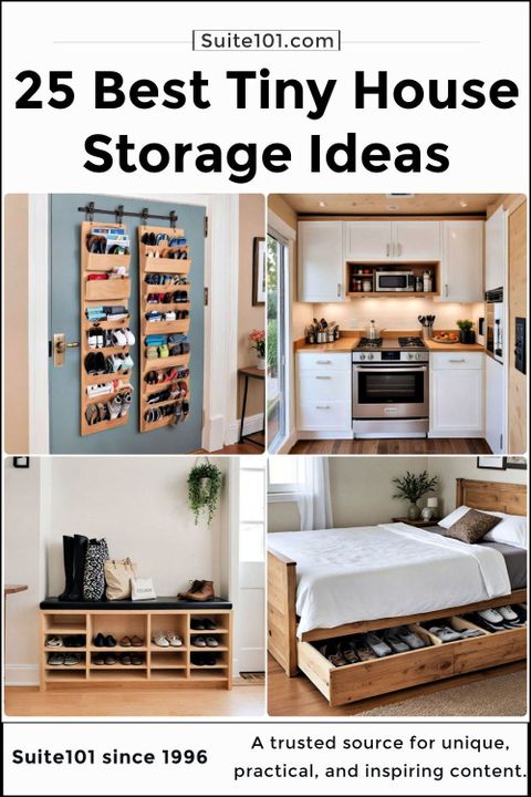 25 Tiny House Storage Ideas To Declutter And Organize regarding Tiny Home Storage Solutions