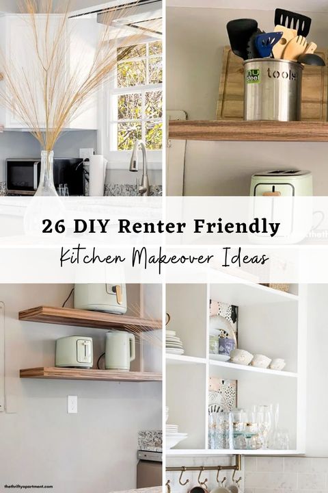 26 Diy Renter Friendly Kitchen Makeover Ideas inside Renter Friendly Cleaning Tips