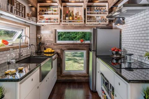 27 Clever Tiny House Kitchen Ideas (Photos) pertaining to Tiny House Small Kitchen Tour