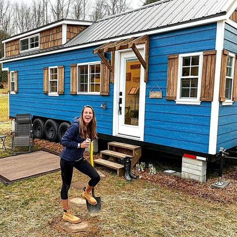 28Ft Modern Farmhouse Style Tiny House Fits The Bicycles And Its Riders ... regarding The Tiny House Fit Mistake That Cost Me $500 (And How to Avoid It)
