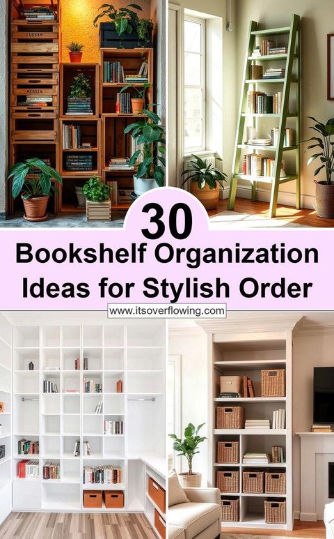 30 Bookshelf Organization Ideas For Stylish Order with I Organized 15 Bookshelves and Learned These 3 Mistakes Beginners Make