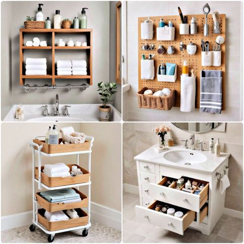 30 Minimalist Bathroom Ideas To Maximize Small Spaces intended for Bathroom Storage Small Spaces Most Loved
