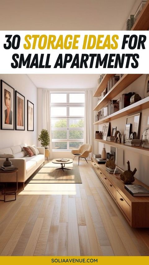 30 Smart Storage Ideas For Small Apartments | Small Apartment Storage ... throughout Struggling With Tiny Apartment Storage? Here's What's Actually Going Wrong