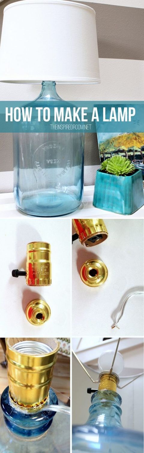 32 Best Diy Lamp Ideas You Can Easily Make throughout Diy Lamp Out Of Anything