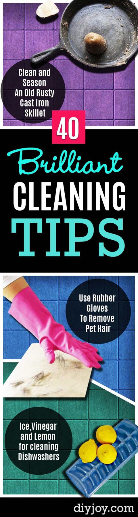 40 Brilliant Cleaning Tips To Keep The Home Sparkling | Cleaning Hacks ... regarding Cleaning Idea Brilliant Spinner