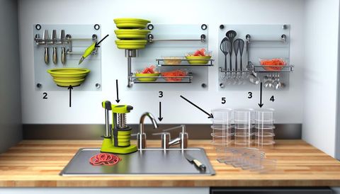 5 Space-Saving Tools For Efficient Kitchen Meal Prep - Lickingspoon with Small Kitchen Space Saving Tools