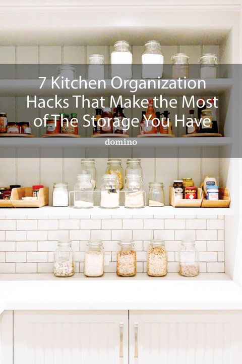 7 Kitchen Organization Hacks That Make The Most Of The Storage You Have ... for Office Aisle Hacks Kitchen Organizing