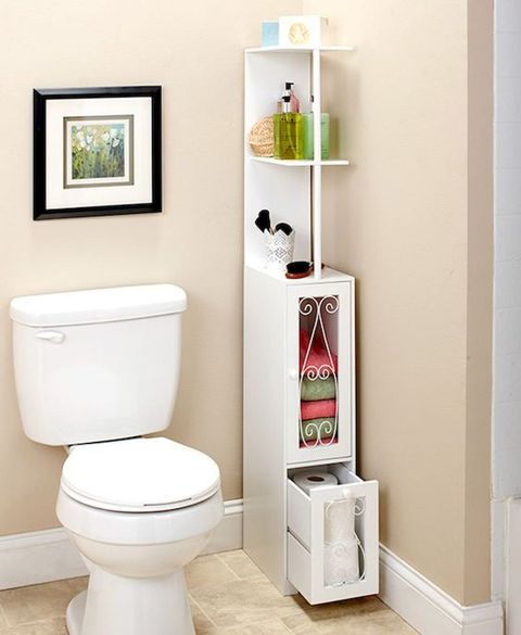 7 Space-Saving Bathroom Storage Ideas For Tiny Spaces – Homystyle for Bathroom Organizers Tiny Rentals
