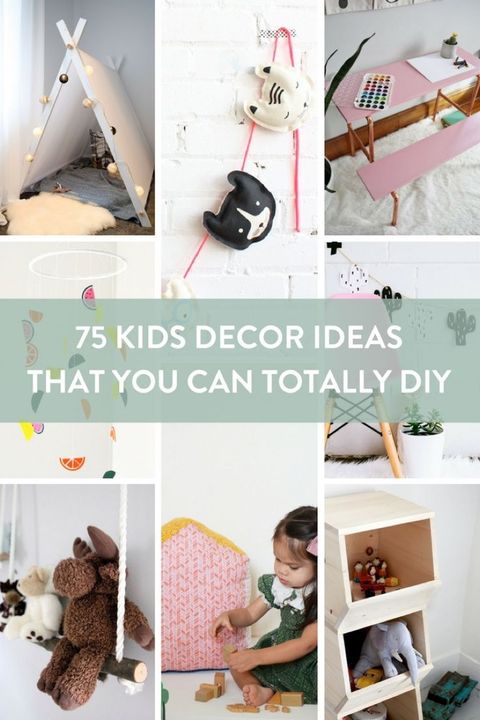 75 Kids' Decor Ideas You Can Totally Diy | Diy Kids Decor, Kids Rooms ... intended for Handmade Decor Projects That Add Personality to Every Child's Sleeping Area