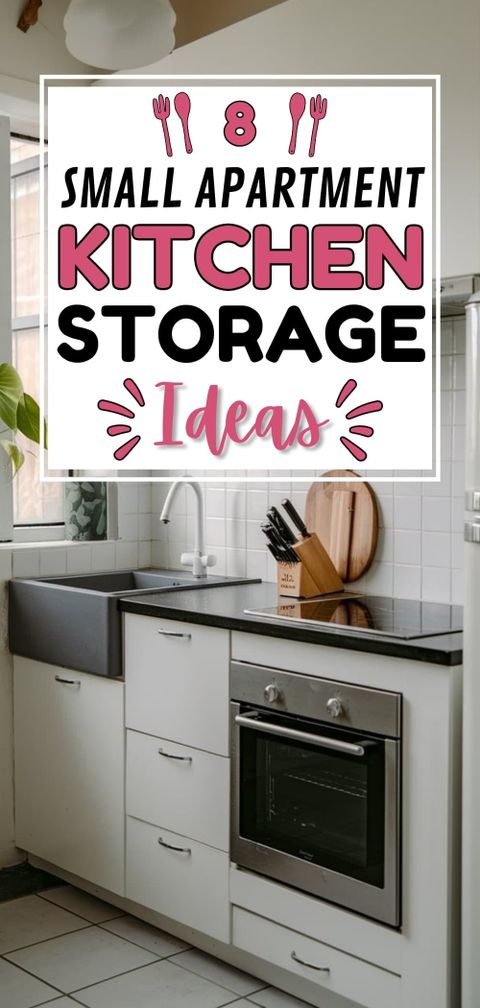 8 Useful Small Apartment Kitchen Storage Ideas - The Mega Mom inside Struggling With Small Kitchen Storage? Here's What's Really Going Wrong