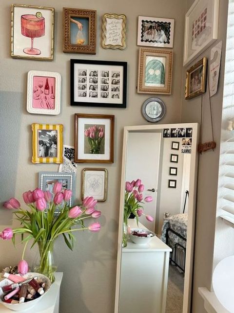 81 Create A Gallery Wall Ideas To Save Today | Gallery Wall, Apartment ... within Small Apartment Gallery Wall Ideas