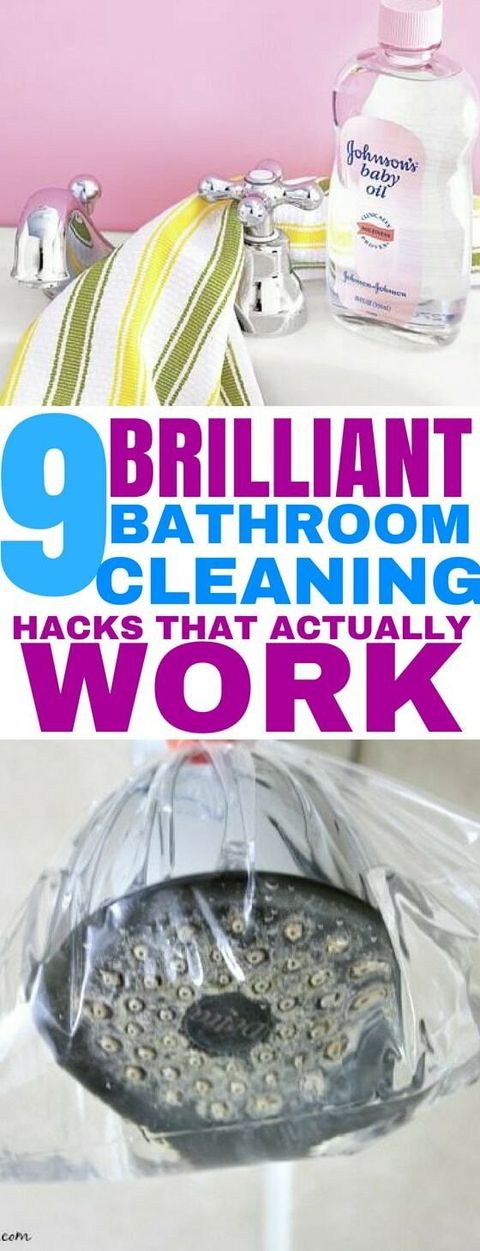 9 Brilliant Bathroom Cleaning Hacks That Will Make Your Life Easier ... for Why Most Bathroom Cleaning Spinners Don't Work (And This One Does)
