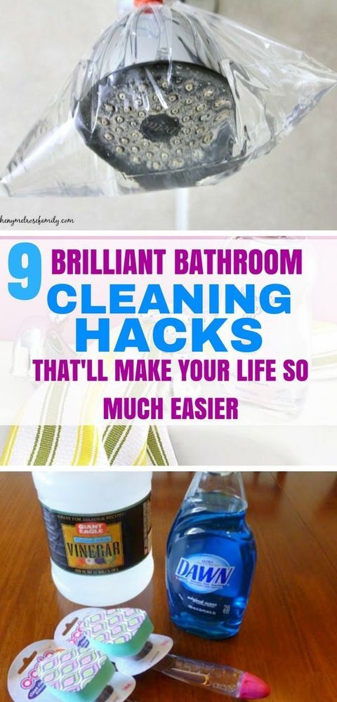 9 Brilliant Bathroom Cleaning Hacks That Will Make Your Life Easier ... regarding Why Most Bathroom Cleaning Spinners Don't Work (And This One Does)