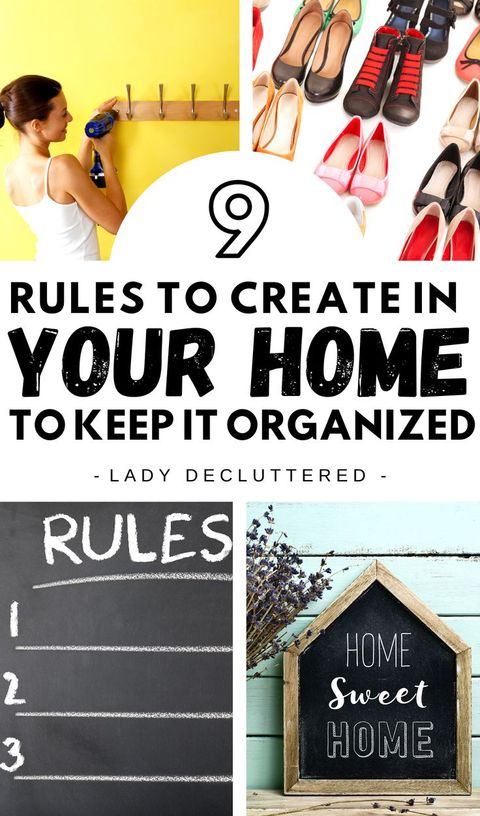 9 Home Organization Rules To Follow | Organization, Home Organization ... intended for Grandpas Home Organizing Rules