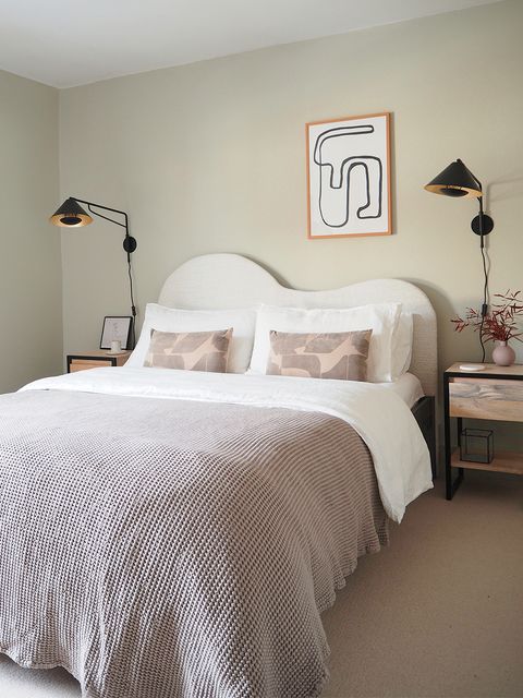 A $275 Diy Headboard To Get You In On The Wavy Bed Frame Trend throughout Diy Wavy Headboard Must See