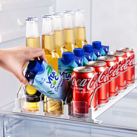 Amazon.com: Drink Organizer For Fridge, Soda Can Dispenser For ... throughout Aldi Drink Organizers Fridge