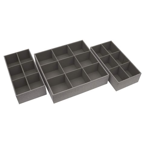 Amazon.com: Household Essentials 3 Piece Drawer Organizers Starter Set ... regarding Expert Tips for Selecting and Using Multi Piece Drawer Organizers Effectively