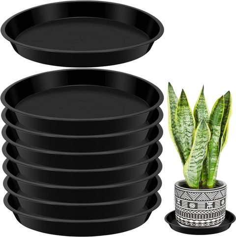 Amazon.com : Kakapops 8 Pack Plant Saucers 10 Inches For Indoors Plant ... regarding Why Plant Saucers Kitchen