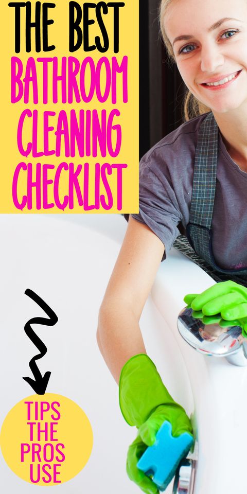 Bathroom Cleaning Checklist – Artofit with Bathroom Cleaning Hacks Pro Tips
