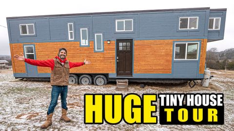 Biggest Tiny House Tour! // Full Build // Luxury - Youtube in Learning From Real Tiny Home Experiences and Lessons Learned