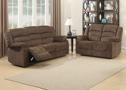 Bill Collection Contemporary 2-Piece Living Room Upholstery Sofa Set ... for 2 Piece Sofa Set