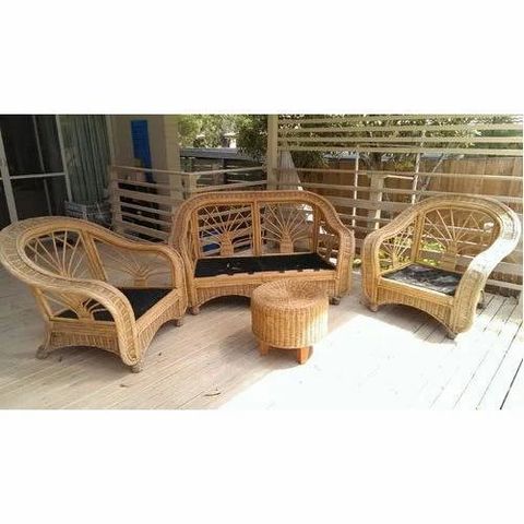 Brown Bamboo Sofa Set At ₹ 16000/Set In Chennai | Id: 18098654488 inside Bamboo Accent Sofa Set