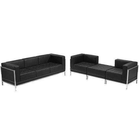 Buy Hercules Imagination Series Leathersoft Sofa & Lounge Chair Set, 4 ... for Maximizing Comfort and Style in Home Entertainment Areas