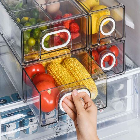 Buy Unikon 6 Pcs Fridge Storage Bins Refrigerator Organization ... with Organizing Small Fridge Bins