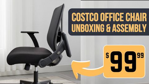 Costco Chair Unboxing And Assembly - Youtube with regard to Why Most Costco Chair Reviews Are Wrong (The Real Deal Inside)