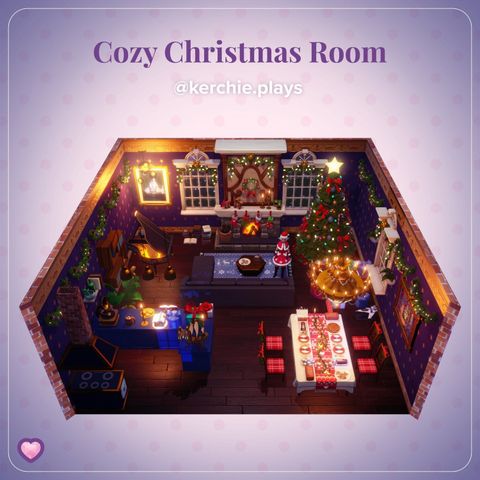 Cozy Christmas Room Speedbuild & Tour | Dreamlight Valley Decorating ... inside Cozy Studio Brooklyn Holiday Tour
