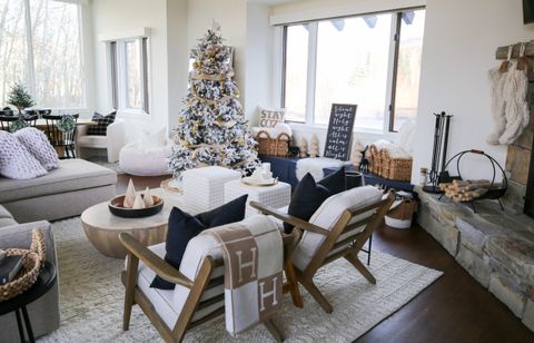 Cozy Holiday Living Room - Sbk Living intended for Mastering the Essentials of a Cutest Holiday Studio Setup