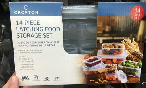 Crofton 14-Piece Latching Food Storage Set, Just $5.99 At Aldi! | Food ... inside Aldi Storage Solutions Bulk Secrets Professionals Use (That Beginners Miss)