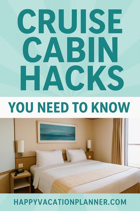 Cruise Cabin Hacks You Need To Know In 2025 | Cruise Rooms, Cruise Tips ... in Organizing Hacks Cruise Rooms