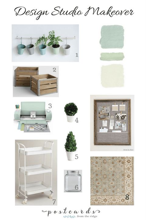 Design Studio Makeover - Inspiration And Plans - Postcards From The Ridge in The Studio Makeover 3 Days Budget Mistake That Cost Me $1,500