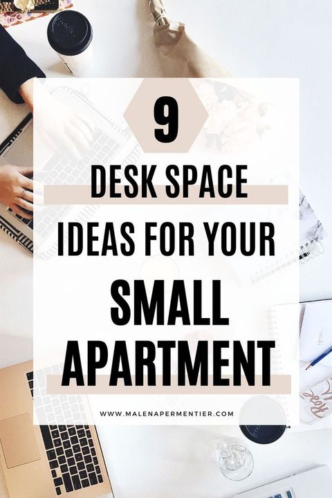 Desk Space Ideas For Your Small Apartment | Small Apartment Desk, Small ... throughout Desks For Small Apartment Offices