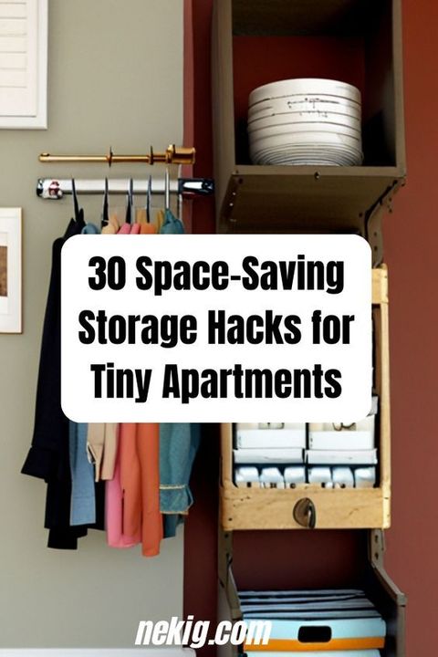Discover 30 Brilliant Storage Hacks Designed To Maximize Space In Small ... within Small Apartment Storage Hacks