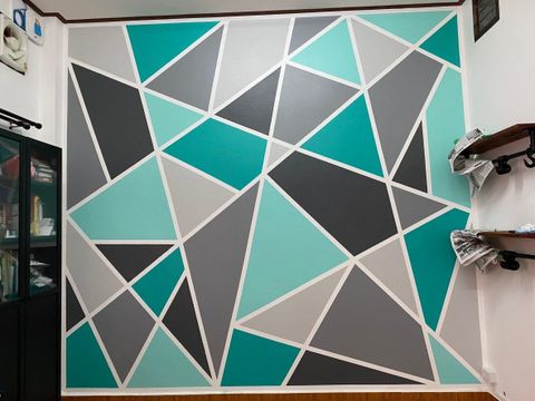 Diy Geometric Wall Paint – Artofit within The DIY Geometric Wall Paint Trick I Wish Someone Had Told Me Earlier
