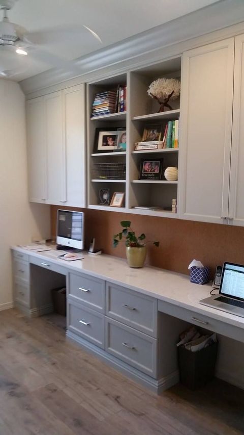 Diy Office Built In Desk With Shaker Doors – Artofit regarding Step-by-Step Guide to Crafting Your Own Office Organization System