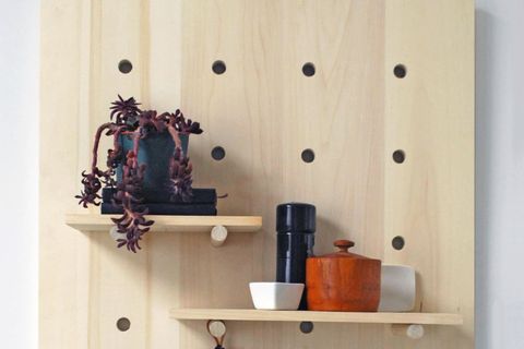 Diy Project Idea: How To Make A Modern Pegboard Shelving System ... with regard to DIY Modern Pegboard Shelving Secrets Professionals Use (That Beginners Miss)
