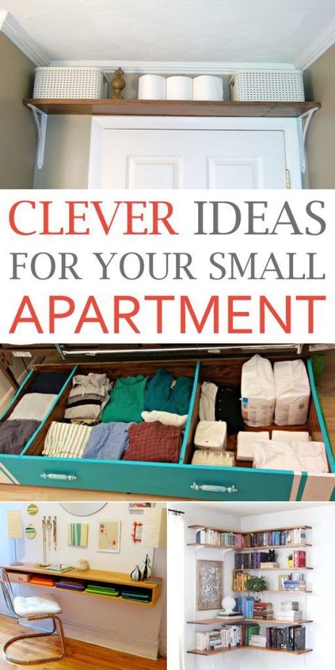 Diy Projects And Crafts — 10 Clever Ideas For Your Small Apartment → ... regarding Small Apartment DIY Secrets I Wish Someone Had Told Me Earlier