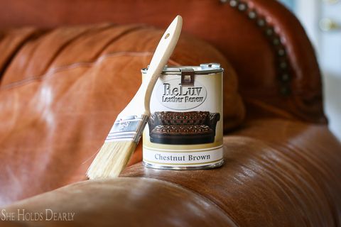 Diy Spray Paint Leather Sofa | Baci Living Room regarding Step-by-step tutorial for revitalizing old leather couches at home