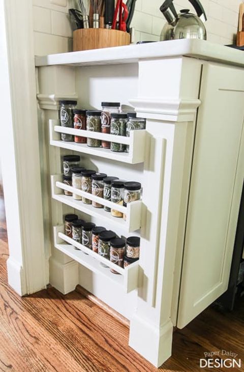 Easy Built-In Spice Rack {Bekvam Ikea Hack} - Deeply Southern Home intended for Ikea Bekvam Spice Rack Secrets I Wish I'd Known Earlier